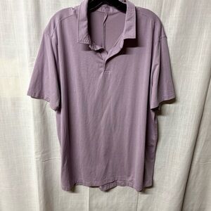 Lululemon Men's Purple Polo Shirt